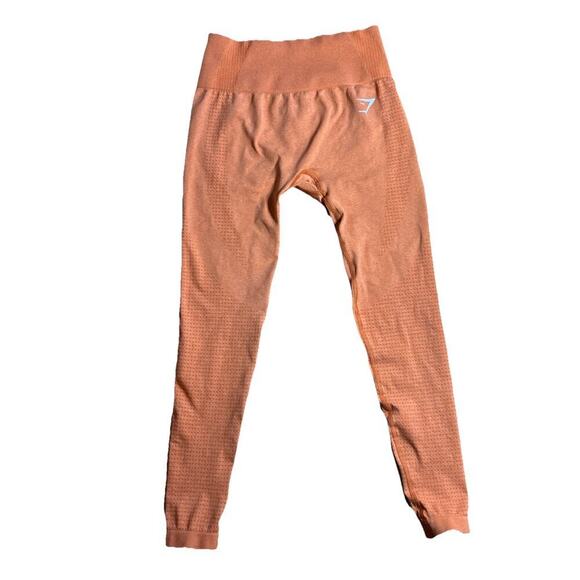 Gymshark Pants - Gymshark Women's Leggings Size Small Orange High Waisted